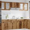 vidaXL Küchen-Wandschrank Lyon mit Glastüren Altholz-Optik 60x31x60 cm 856167 Bild 3