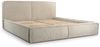 MOEBLO Polsterbett BETT 04 (Bezug: aus Cord, Doppelbett mit Kopfstütze, Rahmenbettgestell 180x200, mit Bettkasten und Lattenrost), mit Bettkasten Bild 3