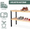 Relaxdays Schuhregal aus Bambus Bild 5