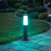 Smart LED Stehleuchte, Edelstahl, H 45 cm Bild 4