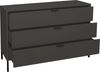 Maeusbacher Bonnie Kommoden Quadrat anthrazit matt lack BxHxT: 119 x 80 x 45 cm Bild 3