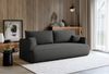 Selsey 'Ovo Mini' 3-Sitzer Schlafsofa mit Bettkasten, Chenille Easy-Clean, dunkelgrau Bild 3