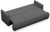 Selsey 'Ovo Mini' 3-Sitzer Schlafsofa mit Bettkasten, Chenille Easy-Clean, dunkelgrau Bild 4