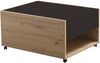 Couchtisch >Mitrovica< in Artisan Eiche Schwarz - 92x47,5x74cm (BxHxT) Bild 2