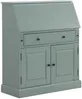 Vente-unique - CLEORE Büromöbel Holz, PlatteHolz, Platte Grün - B 40 cm x H 110,8 cm x L 93 cm Bild 2
