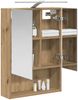vidaXL Badezimmerspiegelschrank Kunsthandwerk Eiche 50 x 14,5 x 70 cm 889214 Bild 3