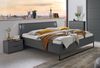 Schlafzimmer-Set >Tilburg< (5tlg.) Bett 188x92x210cm, Schrank, 2 Nachtkommoden, Sideboard, Grafit Bild 2