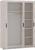 AX LIVING Storicos 3T 3 türig Kleiderschrank Beige 133cm Breite, modern Bild 3