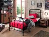 Metallbett Karlyn 210x98x111 Einzelbett Metall Schwarz Bild 5