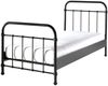 Metallbett Karlyn 210x98x111 Einzelbett Metall Schwarz Bild 2