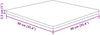 vidaXL Tischplatte Quadratisch Dunkelbraun 90x90x2,5cm Eiche Behandelt 343047 Bild 4