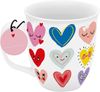 Tasse Becher Teetasse Kaffeetasse 40cl Geschenk Sheepworld HERZEN 74864 Bild 2