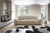 Selsey 'Baleo' 3-Sitzer Sofa mit Schlaffunktion, Chenille-Bezug, Beige, 82 x 257 x 105 cm Bild 2