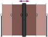 vidaXL Seitenmarkise Ausziehbar Braun 180x1200 cm 4004839 Bild 5