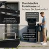 STEELSØN 'Thoria' Mülltonnenbox 2er je 240 Liter, anthrazit, Mülltonnenverkleidung aus Stahl, wetterfest, 116x80x134 cm, Müllbox für 2 Tonnen Bild 3