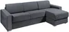 Vente-unique - CALITO Sofa Stoff GrauGrau - B 223 cm152 cm x H 93 cm x L 298 cm Bild 2