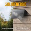 Nettlife LED Außen-Wandleuchte Solar 2ER Up Down Aussenbeleuchtung Kabellos 3000K, LED fest integriert, Warmweiß, Solar Aussenleuchte für Wand Zaun Terrasse Balkon Bild 2