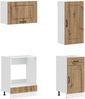 vidaXL Kücheneinheit KALMAR 8 pcs Artisan-Eiche Holzwerkstoff 3438192 Bild 4