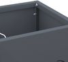 vidaXL Regenschirmständer Anthrazit 15,5 x 15,5 x 49 cm Stahl 868490 Bild 5