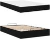 vidaXL Bettgestell mit Matratze 2 pcs Schwarz Stoff 3399475 Bild 5
