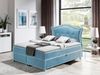 Boxspringbett Bedran, Blau, 160x200 cm Bild 2
