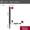 Paulmann No. 94385 House Pollerleuchte Flarea 40cm IP65 3W 3000K Aluminium 230V Bild 2