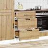 Küchen-Unterschrank, Küchenschrank Lucca Artisan-Eiche Holzwerkstoff Bild 3