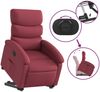 vidaXL Relaxsessel mit Aufstehhilfe Weinrot Stoff 3203981 Bild 5