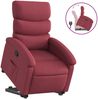 vidaXL Relaxsessel mit Aufstehhilfe Weinrot Stoff 3203981 Bild 2