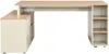 Vente-unique - ROMIARA Büromöbel Holz, Platte BeigeBeige - B 120 cm x H 76 cm x L 174 cm Bild 4