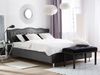 Bett Samtstoff dunkelgrau 180x200 cm METZ Bild 3