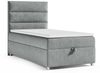 Best for Home Boxspringbett mit Bettkasten Trinity K-4 SINGLE Bonell-Matratze inkl. 7 cm Topper (Einzelbett, Polsterbett mit gepolstertes Kopfteil, Jugendbett, Kinderbett versch. Größen, 70x200 80x200 90x200 100x200 cm), verschiedene Liefermöglichkeite... Bild 5