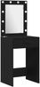 vidaXL Schminktisch 2 pcs Schwarz 50 x 41 x 135 cm Holzwerkstoff 3334201 Bild 5