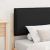vidaXL Bettgestell mit gepolstertem Kopfteil Schwarz 80 x 200 cm 877871 Bild 3