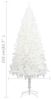 vidaXL Künstlicher Weihnachtsbaum Naturgetreue Nadeln Weiß 210 cm 321024 Bild 5