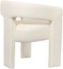 Livin Hill Gepolsterter Stuhl mit Armlehne Leith Perlweiss LET71PW 75 x 58 x 62 cm Bild 4