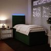 vidaXL Boxspringbett mit Matratze Dunkelgrün 90x200 cm Samt 3293107 Bild 4