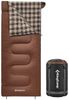 KingCamp Deckenschlafsack Deckenschlafsack Snowflake 400 Winter, Schlafsack XL Breit Baumwolle -15 Bild 5