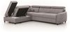 Ecksofa Schlafsofa Sofa ANTON in Stoff Esito Dunkelgrün Ottomane Links Bild 2