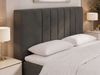 Boxspringbett INERO DUO, Doppelbett mit Multipocket-Matratze H3, Boxspringbett mit Stauraum, gestepptes Kopfteil - 180x200 - Dunkelgrau Velvet - Topper T25 Bild 5