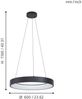 Eglo 900068 LED Hängeleuchte MARGHERA-Z weiss H:110 Ø:60cm dimmbar 2700-6500K mit Connect-Z Funktion Bild 4