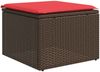 vidaXL 7-teiliges Gartensofa-Set mit Kissen, braun, Polyrattan 3220503 Bild 3