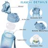 AOPREL Trinkflasche 1l BPA-frei aus Tritan Sport Flasche Kohlensäure geeignet Bild 2