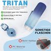 AOPREL Trinkflasche 1l BPA-frei aus Tritan Sport Flasche Kohlensäure geeignet Bild 4