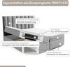 Best for Home Boxspringbett mit Bettkasten Trinity K-10 Bonellfederkern inkl. 7 cm Topper (140x200 160x200 180x200 200x200 cm), inkl. Lieferung, Aufbau & Entsorgung, TOP- Preis-Leistungs-Verhältnis Bild 5