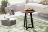 Wohnling Beistelltisch SV51462 Sheesham Holz Metall Couchtisch Größe L, 35 x 45 x 35 cm Bild 5