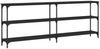 vidaXL Konsolentisch Schwarz 200x29x75 cm Holzwerkstoff 834110 Bild 2