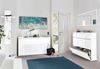 Dmora Spiegel Adelchi, Badezimmerspiegel, 100 % Made in Italy, 120 x 2 x 60 cm, glänzend weiß Bild 5
