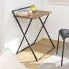 SoBuy FWT88-F Schreibtisch, MDF, PVC-Furnier, Braun, 63 x 77 x 45 cm Bild 4