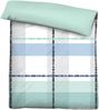 Traumhaft schlafen - Castell - Markenbettwäsche Cooling Bettwäsche 0270746 KARO, eisblau, 1x 135x200 cm + 1x 80x80 cm Bild 2